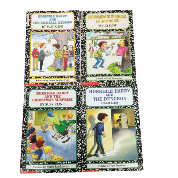 Horrible Harry and the Kickball Wedding By Suzy Kline 1990's Four Book Bundle - Picture 1 of 16